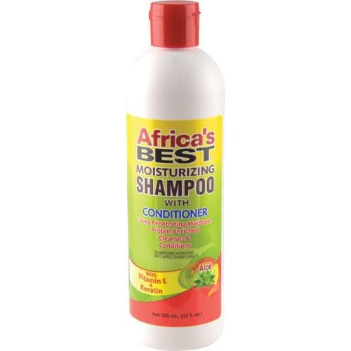 Africa's Best Moisturizing Shampoo With Conditioner 355ml, Africa's Best, Beautizone UK