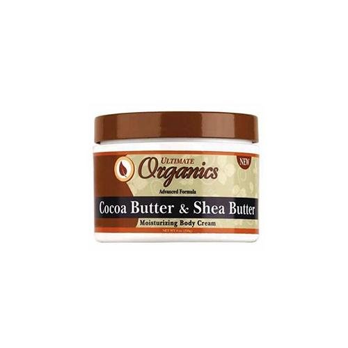 Ultimate Organic Cocoa Butter & Shea Butter Cream 227g, Ultimate Organic, Beautizone UK