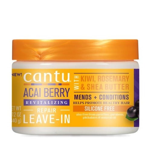 Cantu Acai Berry Leave-in Repair Cream, 12 oz., Leave-in Repair, Beautizone UK