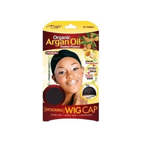 Magic Collection Organic Argan Oil Stocking Wig Cap # 3000BLA, Magic Accessories, Beautizone UK