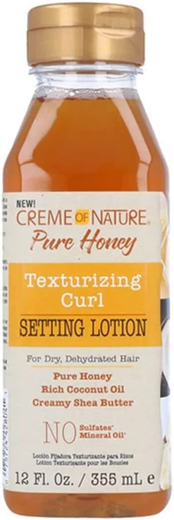 Cream Of Nature Pure Honey Texturising Curl Setting Lotion 355 ml, Creme of Nature, Beautizone UK