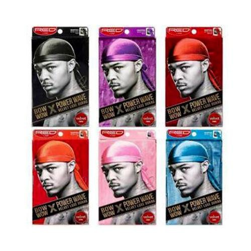 Red By Kiss Bow Vow X Power Wave Luxe Velvet Durag, Red By Kiss, Beautizone UK