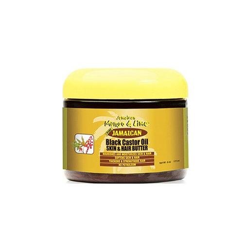 Jamaican Mango & Lime Jamaican Black Castor Oil Skin and Hair Butter 177ml, Jamaican Mango & Lime, Beautizone UK