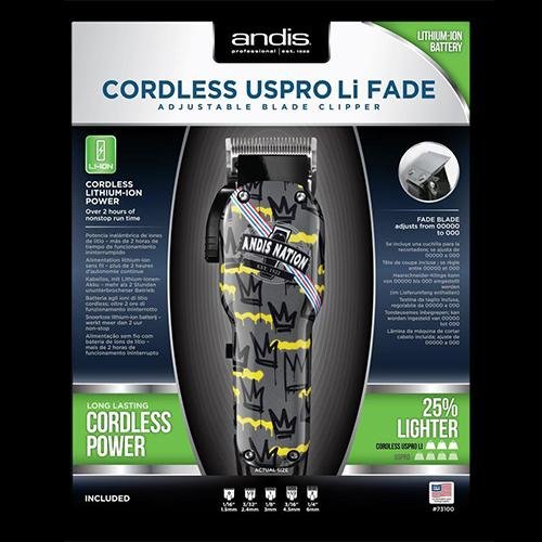Andis Cordless Uspro Li Fade Adjustable Blade Clipper, Andis, Beautizone UK
