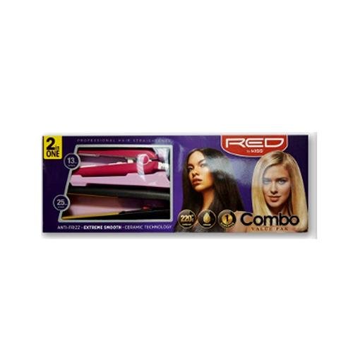 Red By Kiss Straightener Combo 13mm+25mm, Red By Kiss, Beautizone UK