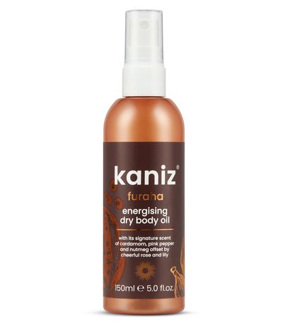 Kaniz FURAHA ENERGISING DRY BODY OIL 150ml, Kaniz, Beautizone UK