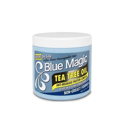 Blue Magic Tea Tree Oil Leave-In Styling Hair Conditioner 340g, Blue Magic, Beautizone UK