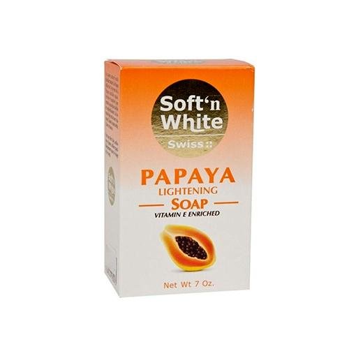 Soft' n White Papaya Lightening Soap 200g, Soft'n White, Beautizone UK