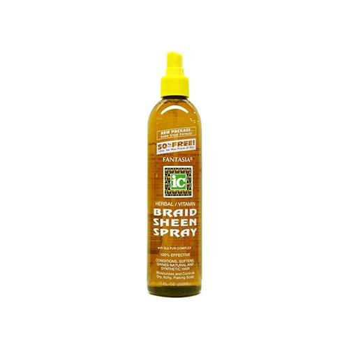 Fantasia Herbal Vitamin Braid Sheen Spray 355ml, Ic Fantasia, Beautizone UK