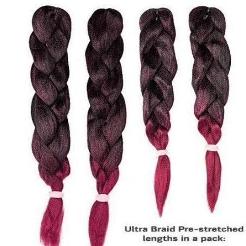 Xpression Lagos Braid Pre Stretched Hair Extensions - 2x42" - 2x46" Lengths, Sensationnel, Beautizone UK
