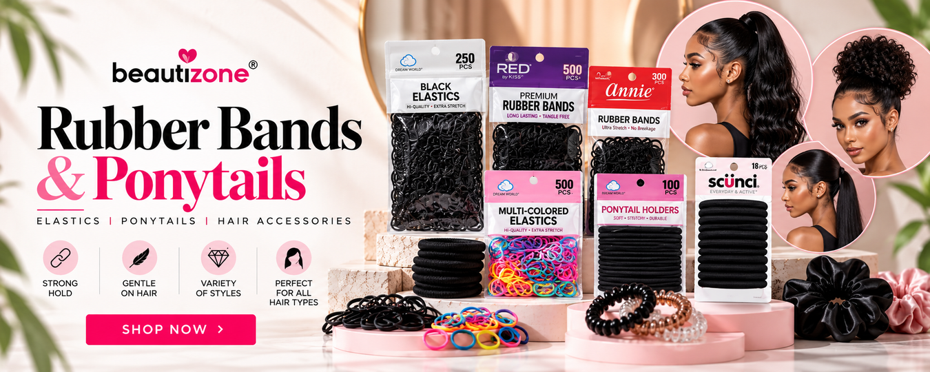 Rubber Bands/ Elastic Ponytails - Beautizone UK