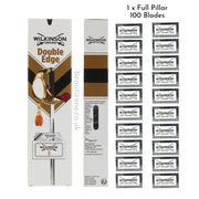100 x Wilkinson Sword Double Edge Razor Blades Original - Made in Germany, Wilkinson, Beautizone UK