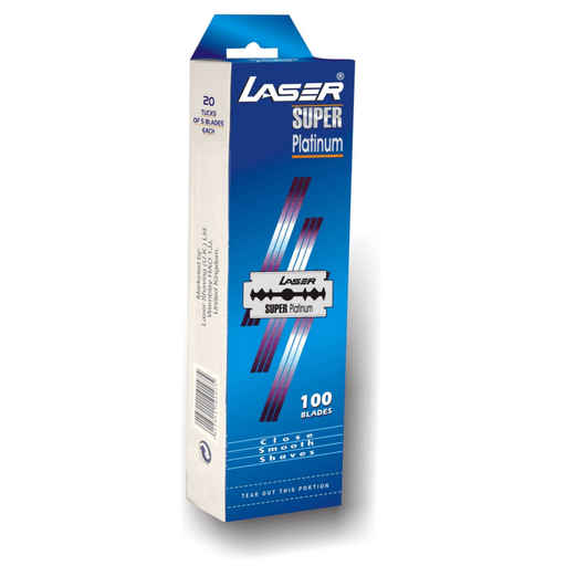 100x Laser Double Edge Blades Pillar 20 Tucks, Laser, Beautizone UK