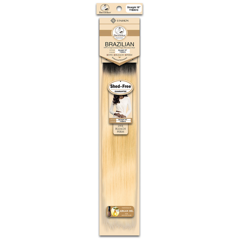 Dressmaker_Brazilian_Hair_Straight_2_Tonse_T1B/613_18