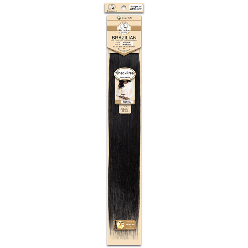 Dressmaker_Unprocessed_Virgin Brazilian_Hair_Straight_Weave_Jet_Black_24
