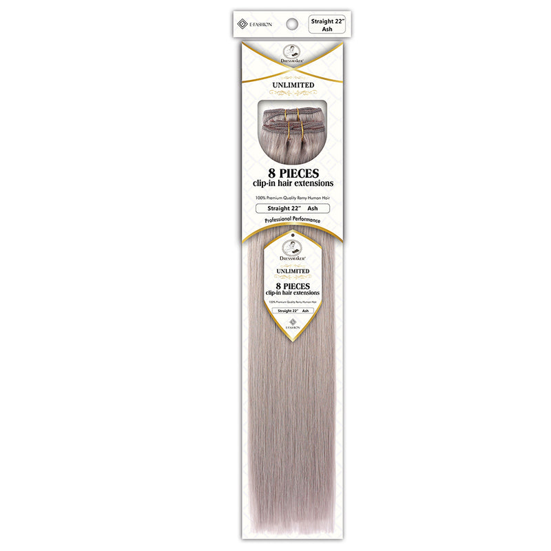 Dressmaker_Single_Weft_Clip_Straight_22_Inch_Ash