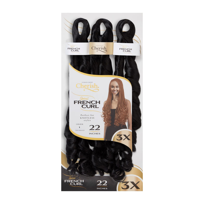 Cherish French Curl 22 inch All Colours