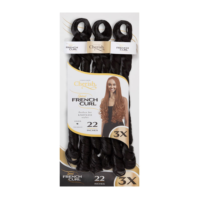 Cherish French Curl 22 inch All Colours