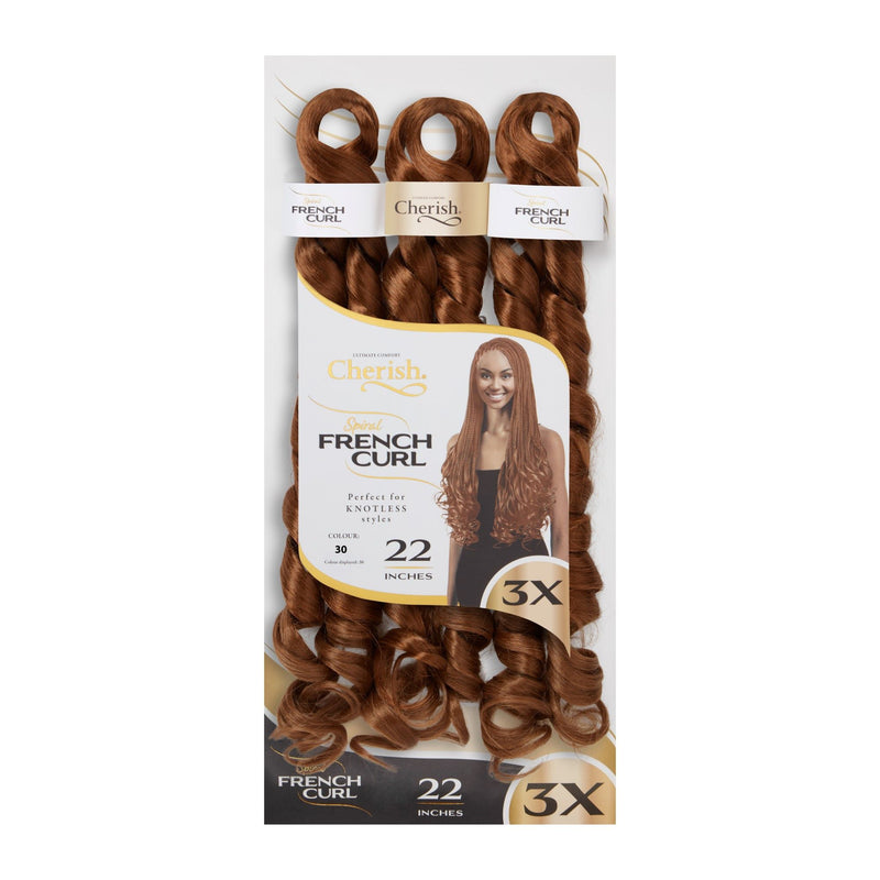 Cherish French Curl 22 inch All Colours