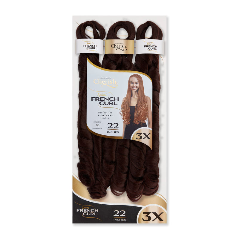 Cherish French Curl 22 inch All Colours