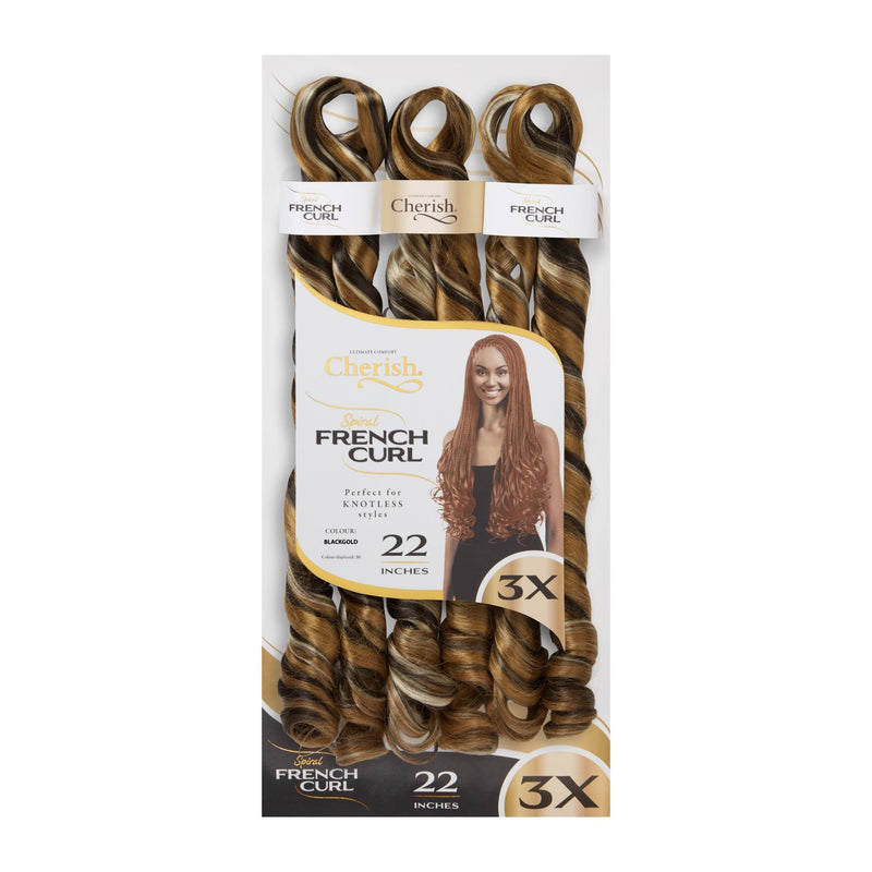 Cherish French Curl 22 inch All Colours