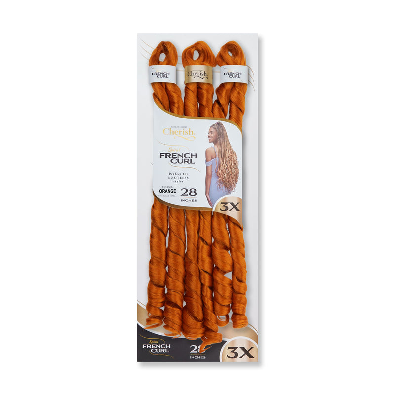 Cherish 28” French Curl  Pre-Stretched Braiding Hair | All Colors
