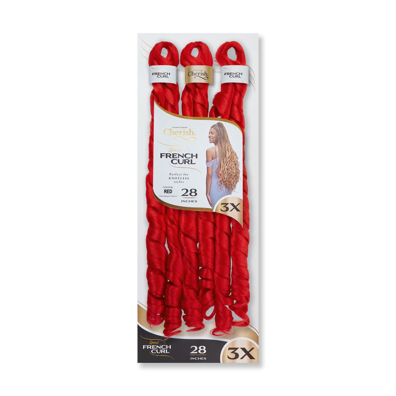 Cherish 28” French Curl  Pre-Stretched Braiding Hair | All Colors