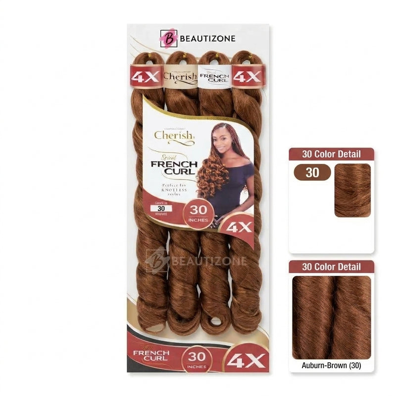 Cherish Spiral French Curl 18 inch Pre-Stretched Braiding Hair