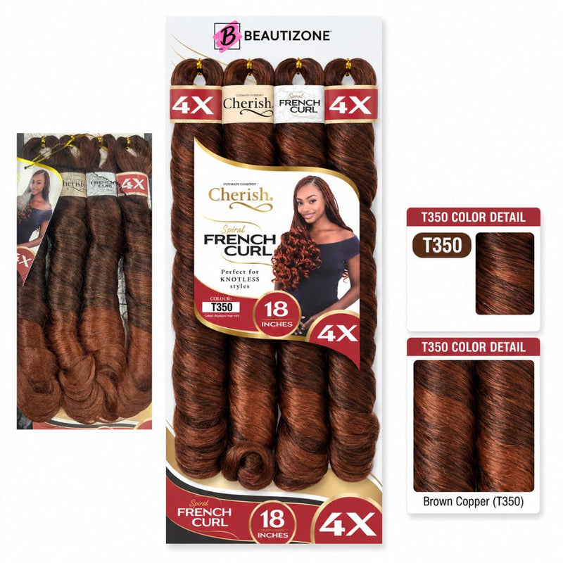 Cherish 18” French Curl Pre-Stretched Braiding Hair | All Shades