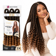 Cherish Spiral French Curl Pre-Stretched Curly Braiding Hair