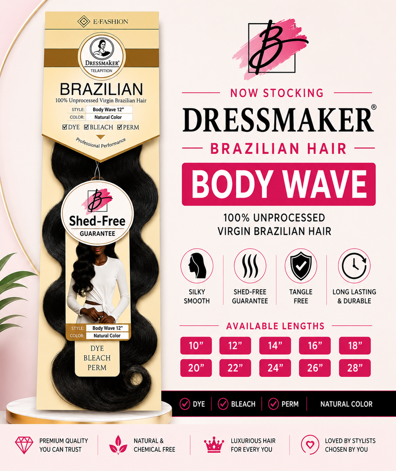 Dressmaker 100% Virgin Brazilian Hair Body Wave Style