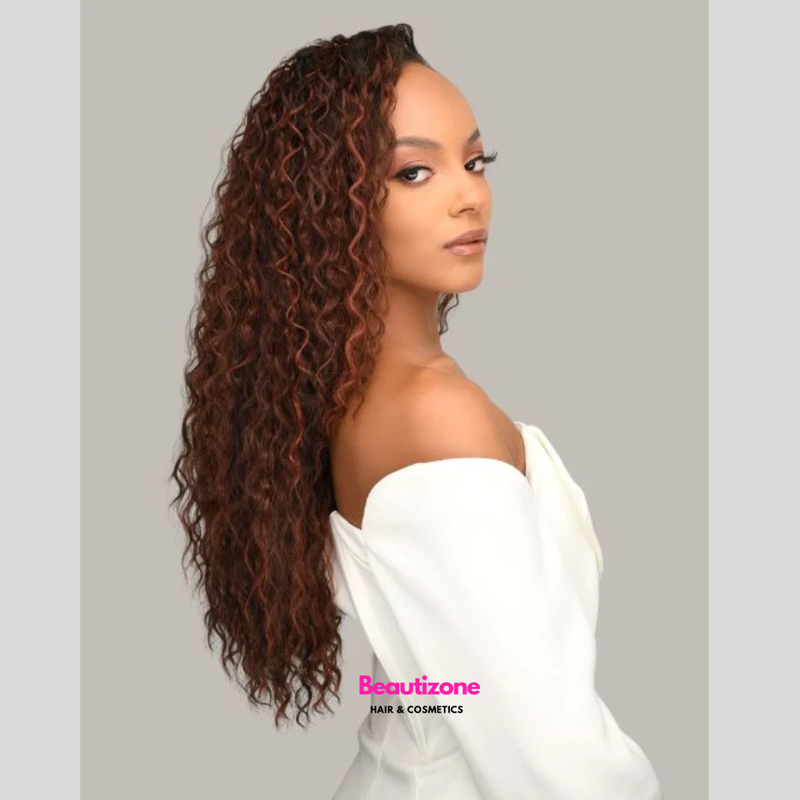 Feme Zuri Premium Synthetic Fibre 2-in-1 Half Wig