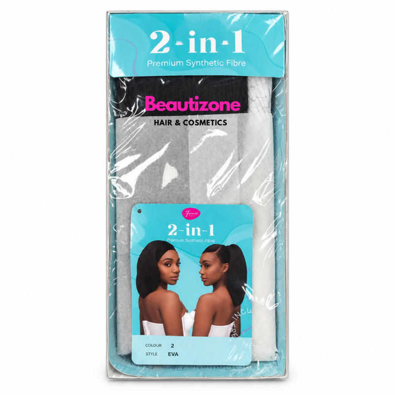 Feme Eva Premium Synthetic Fibre 2-in-1 Half Wig