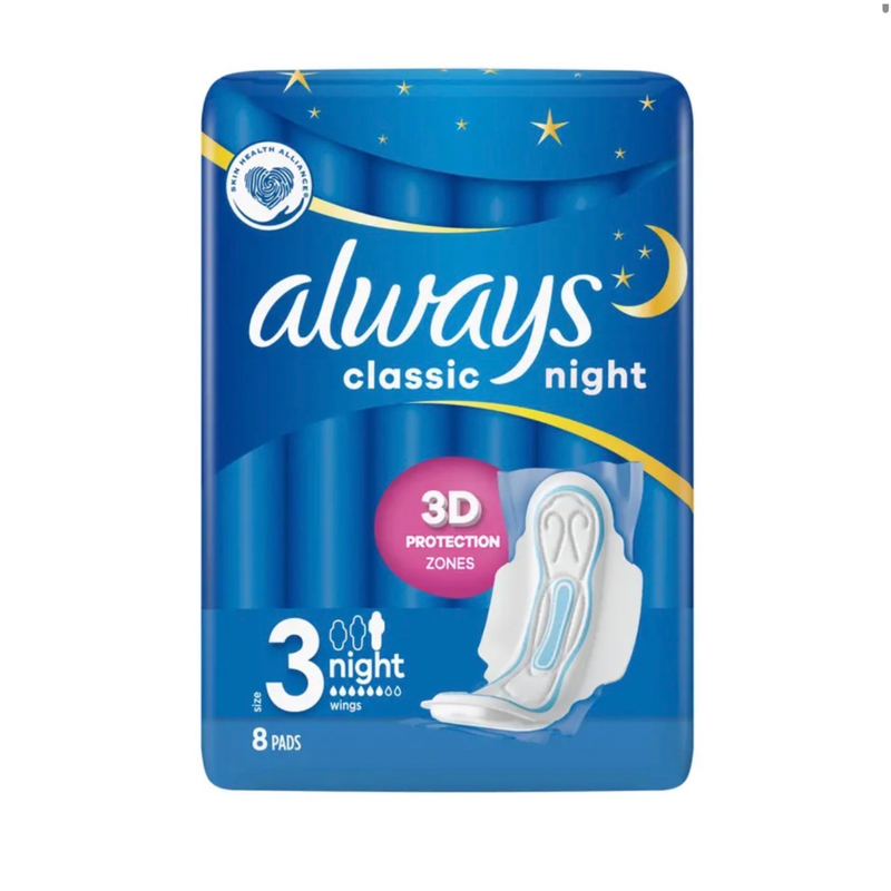 Always Classic Night Time 3D 8's No3