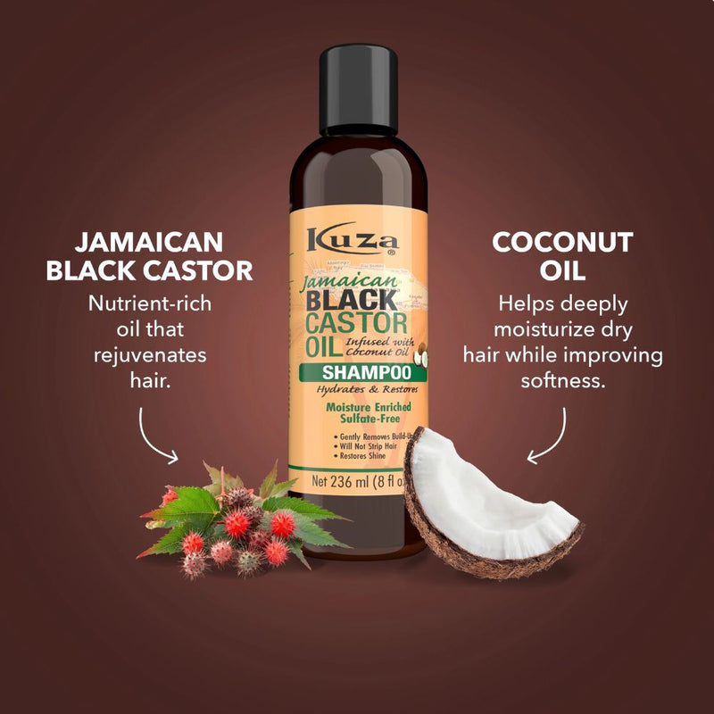Kuza Jamaican Black Castor Oil Shampoo 237ml