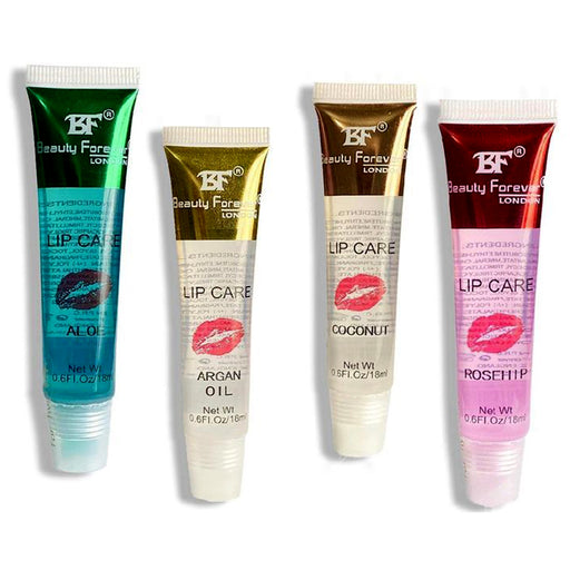 Beauty Forever Clear Moisturizing Lip Gel Tube - High Shine Formula with Vitamin E