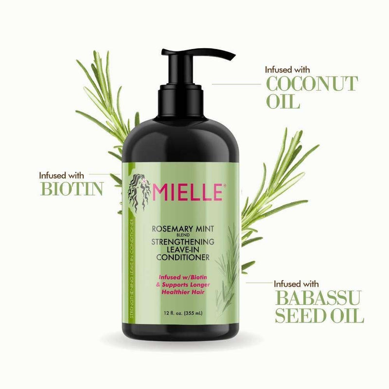 Mielle Rosemary Mint Strengthening Leave-In Conditioner 355ml