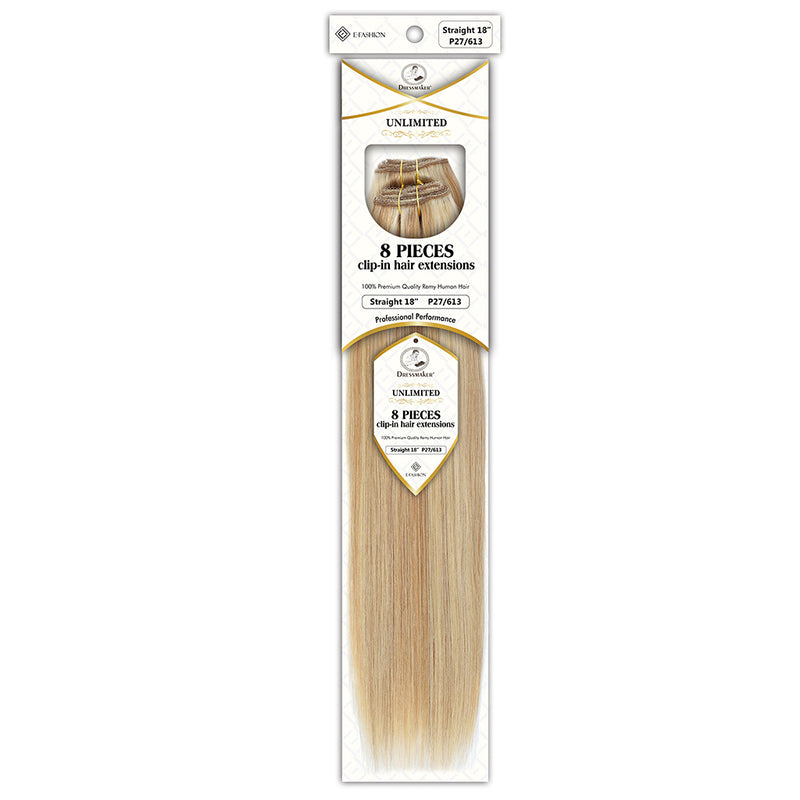 Dressmaker_Single_Weft_Clip_Straight_18_Inch_P27-613