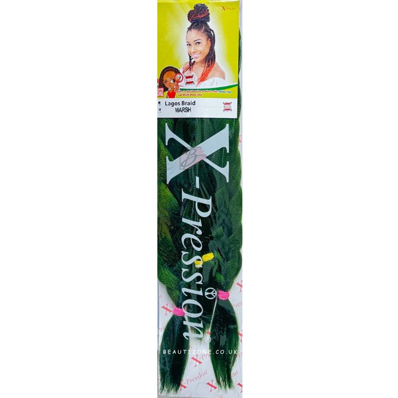 Xpression Lagos Braid Pre Stretched Hair Extensions - 2x42" - 2x46" Lengths