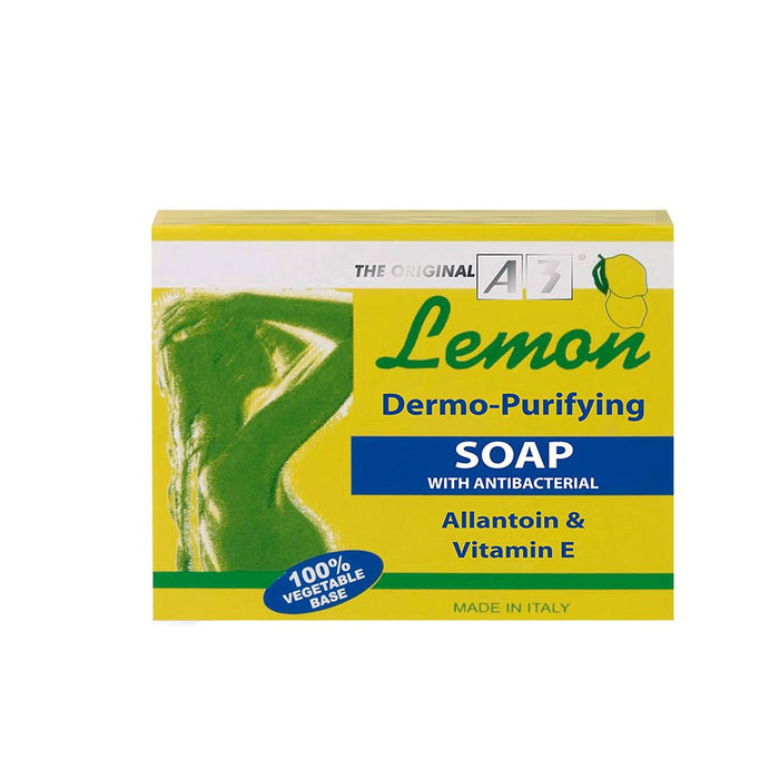 A3 Lemon Dermo Protective & Moisturizing Soap 200g, A3 Lemon, Beautizone UK