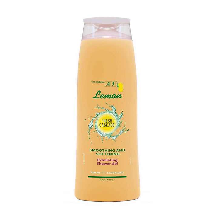 A3 Lemon Exfoliating Shower Gel 420ml, A3 Lemon, Beautizone UK