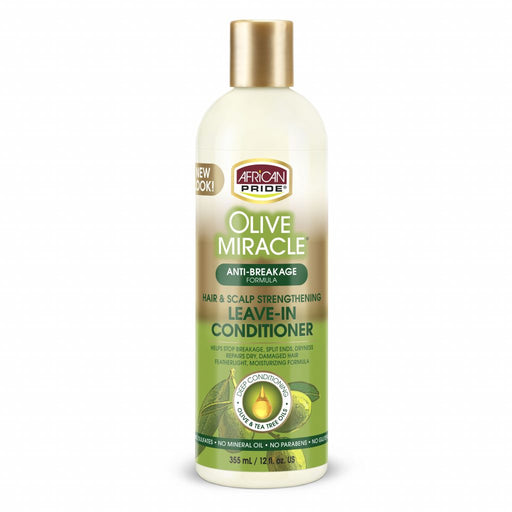 African Pride Olive Miracle Leave - in Conditioner 355ml, African Pride, Beautizone UK