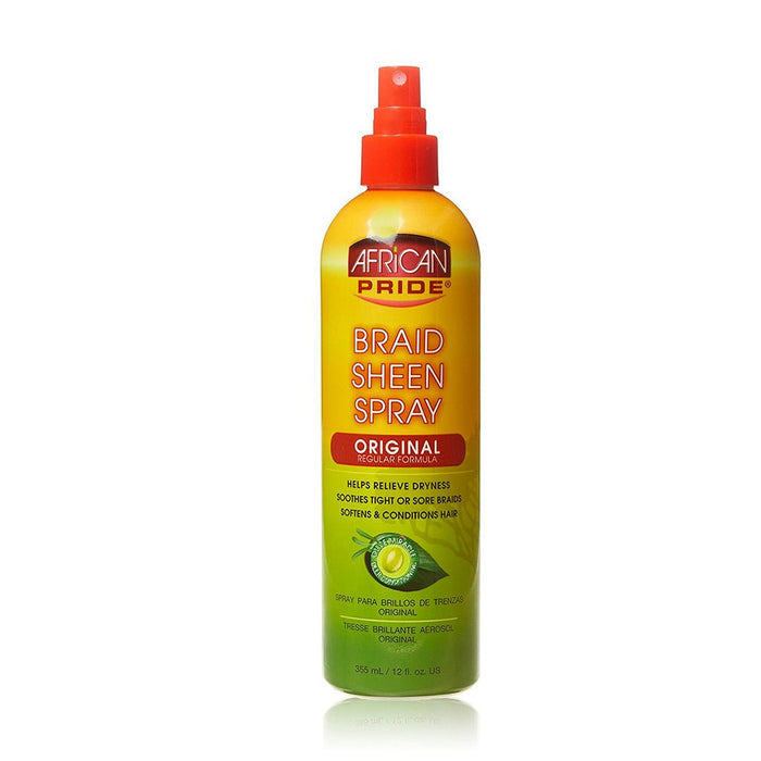 African Pride Original Braid Sheen Spray 355ml, African Pride, Beautizone UK