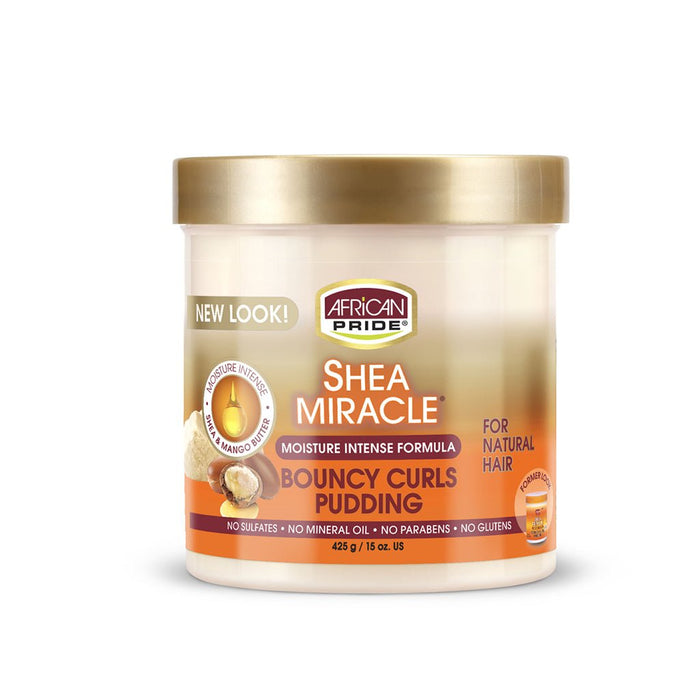 African Pride Shea Miracle Bouncy Curls Pudding 425g, African Pride, Beautizone UK