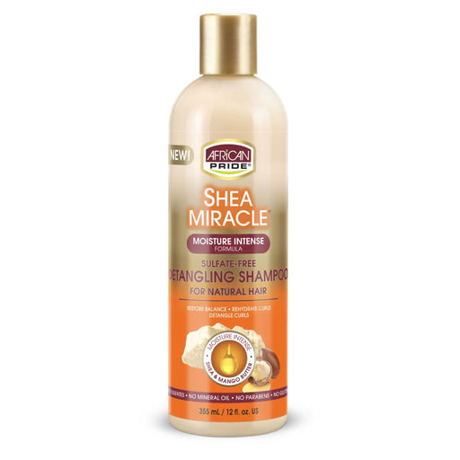 African Pride Shea Miracle Sulphate Free Detangling Shampoo 355ml, African Pride, Beautizone UK