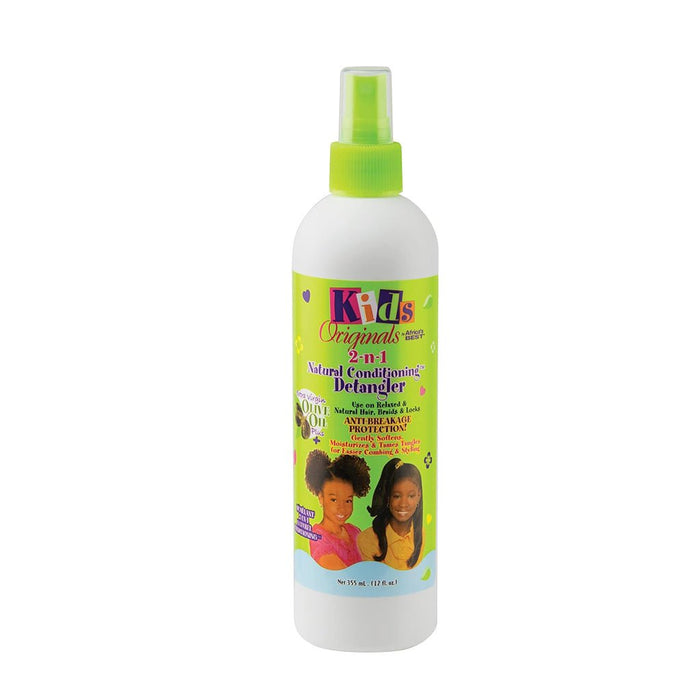 Africa's Best Kids Organics Shea Butter 2in1 Detangler 355ml, Africa's Best, Beautizone UK