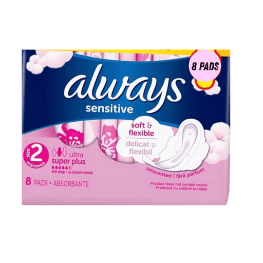 Always Ultra Sensitive Super 8’s (No 2), Always, Beautizone UK