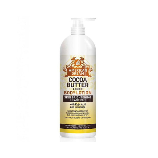 American Dream Cocoa Butter Lemon Body Lotion 473ml, American Dream, Beautizone UK