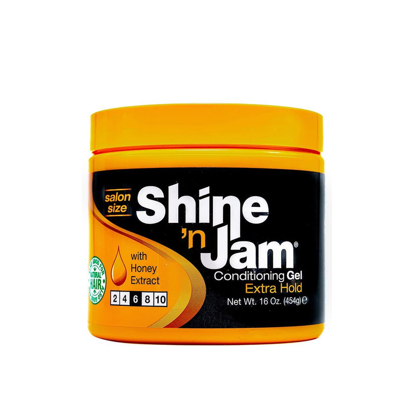 Ampro Shine 'n Jam Conditioning Gel Extra Hold 16oz, Ampro, Beautizone UK
