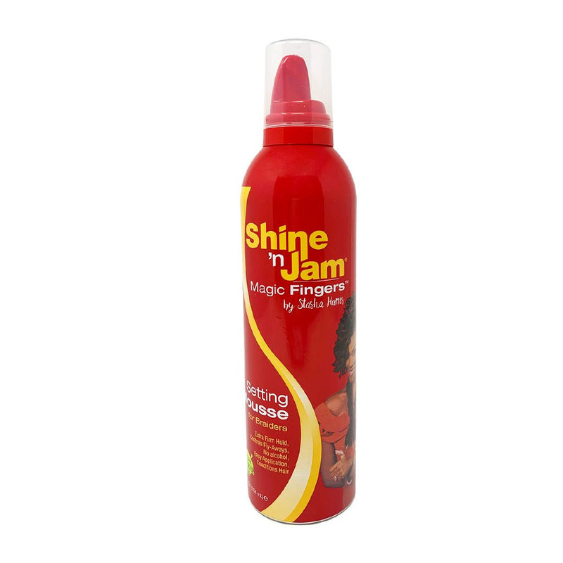 Ampro Shine n Jam Magic Fingers Setting Mousse 12oz, Ampro, Beautizone UK